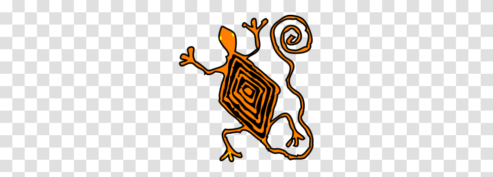 Orange Lizard Art Clip Art, Fire, Flame, Wasp, Animal Transparent Png