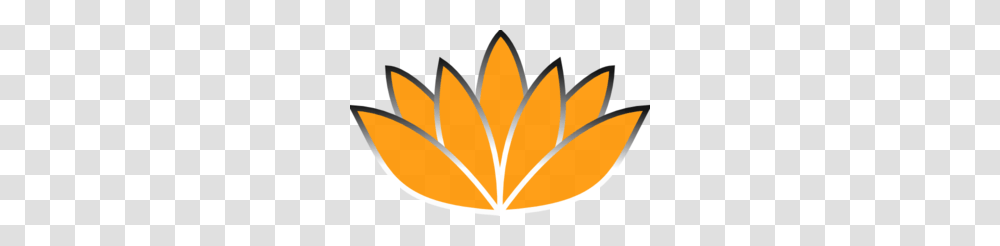 Orange Lotus Flower Silver Trim Clip Art, Fire, Flame, Lighting, Number Transparent Png