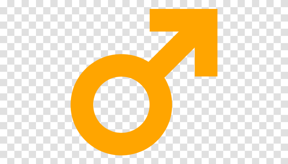 Orange Male 2 Icon Free Orange Gender Icons Orange Male Symbol, Key, Cross Transparent Png