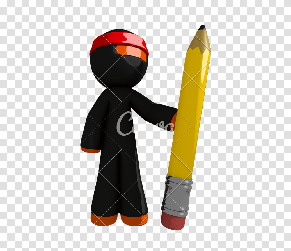 Orange Man Ninja Warrior Holding Giant Pencil, Sink, Indoors, Hydrant, Sink Faucet Transparent Png