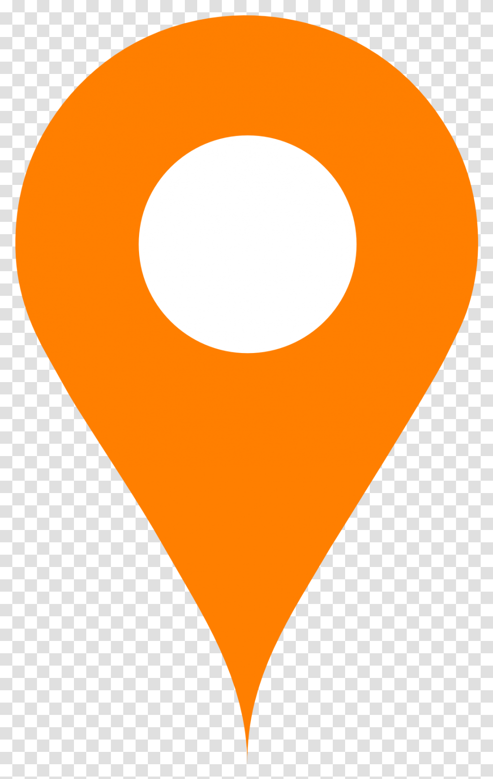 Orange Map Pin Stickpng Map Pin, Plectrum, Heart, Number, Symbol Transparent Png