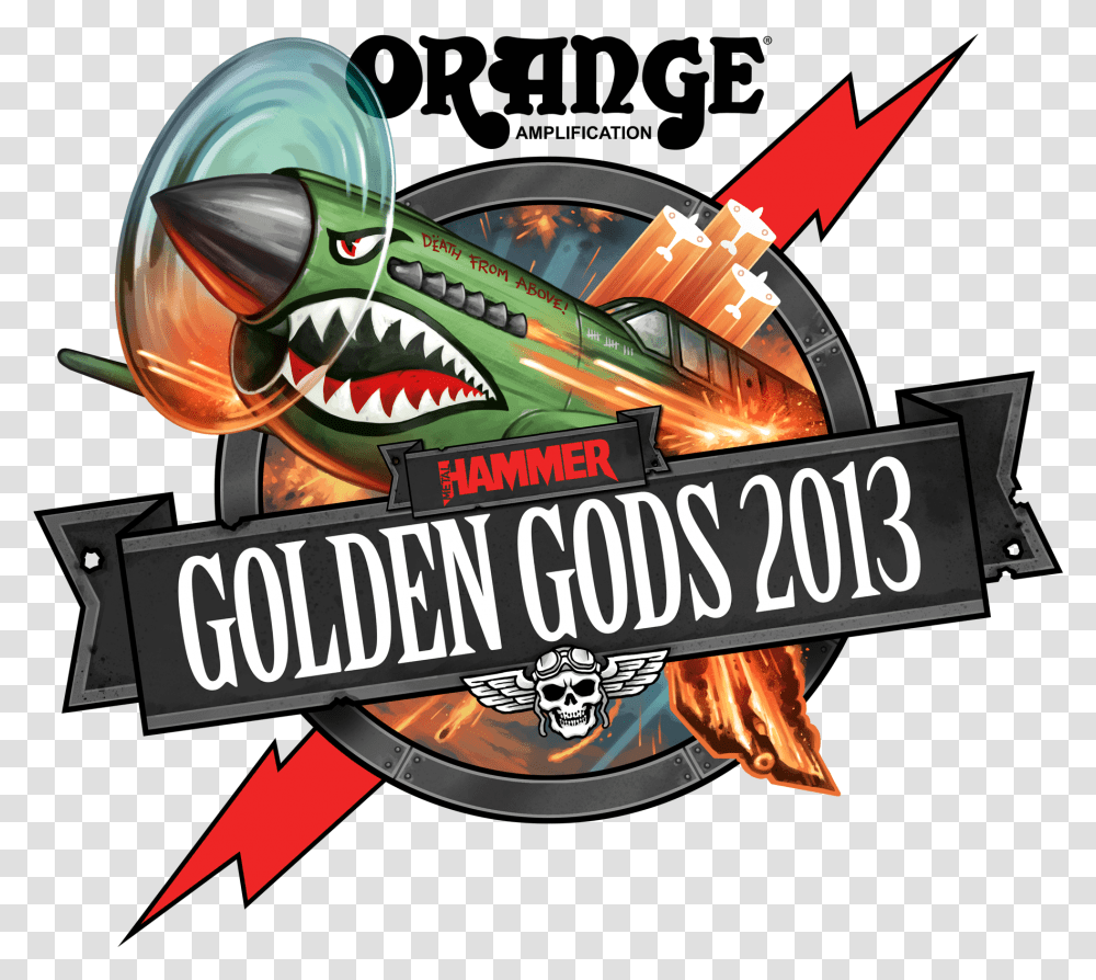 Orange Metal Hammer Golden Gods 2013 - Amps Orange Music Electronic Company, Sunglasses, Accessories, Accessory, Logo Transparent Png