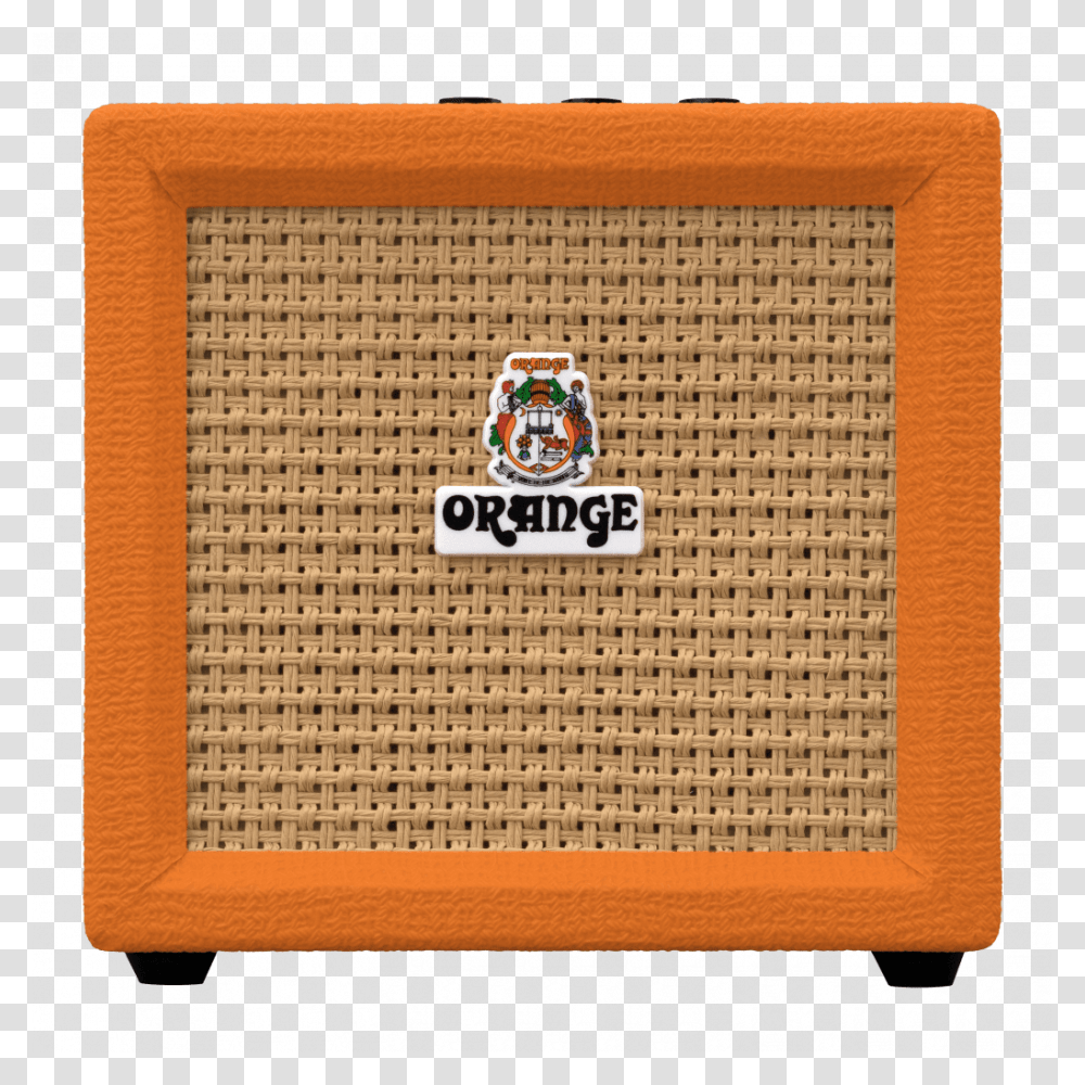 Orange Micro Crush Micro Guitar Amplifier 3 Watts Orange Amplifier, Rug, Logo, Trademark Transparent Png