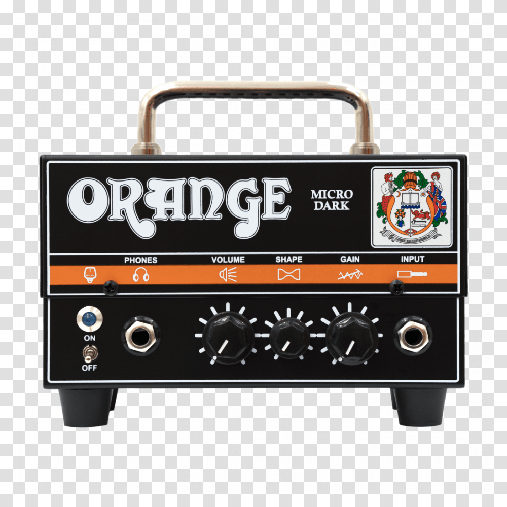 Orange Micro Dark, Stereo, Electronics, Amplifier, Camera Transparent Png