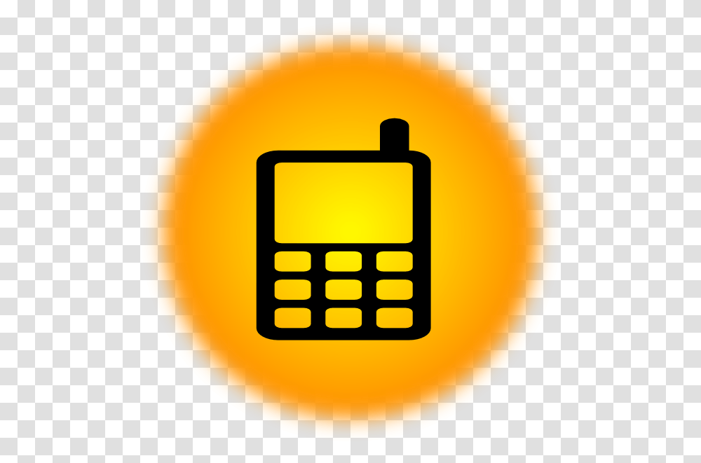 Orange Mobile Icon Clip Art Vector Clip Art Clip Art, Text, Security, Electronics, Calculator Transparent Png