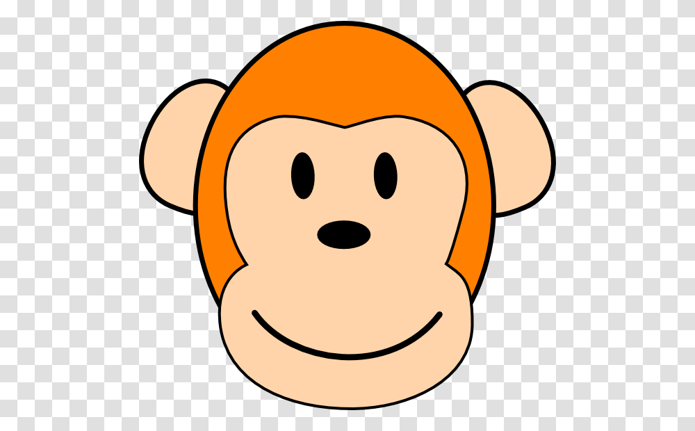 Orange Monkey Clip Art At Clkercom Vector Online Royalty Monkey Face Clipart Orange, Sweets, Food, Bread, Bun Transparent Png