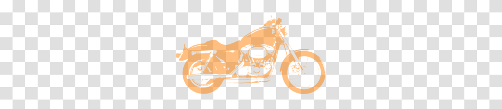 Orange Motor Cycle Harley Davidson Clip Art, Poster, Animal, Outdoors Transparent Png