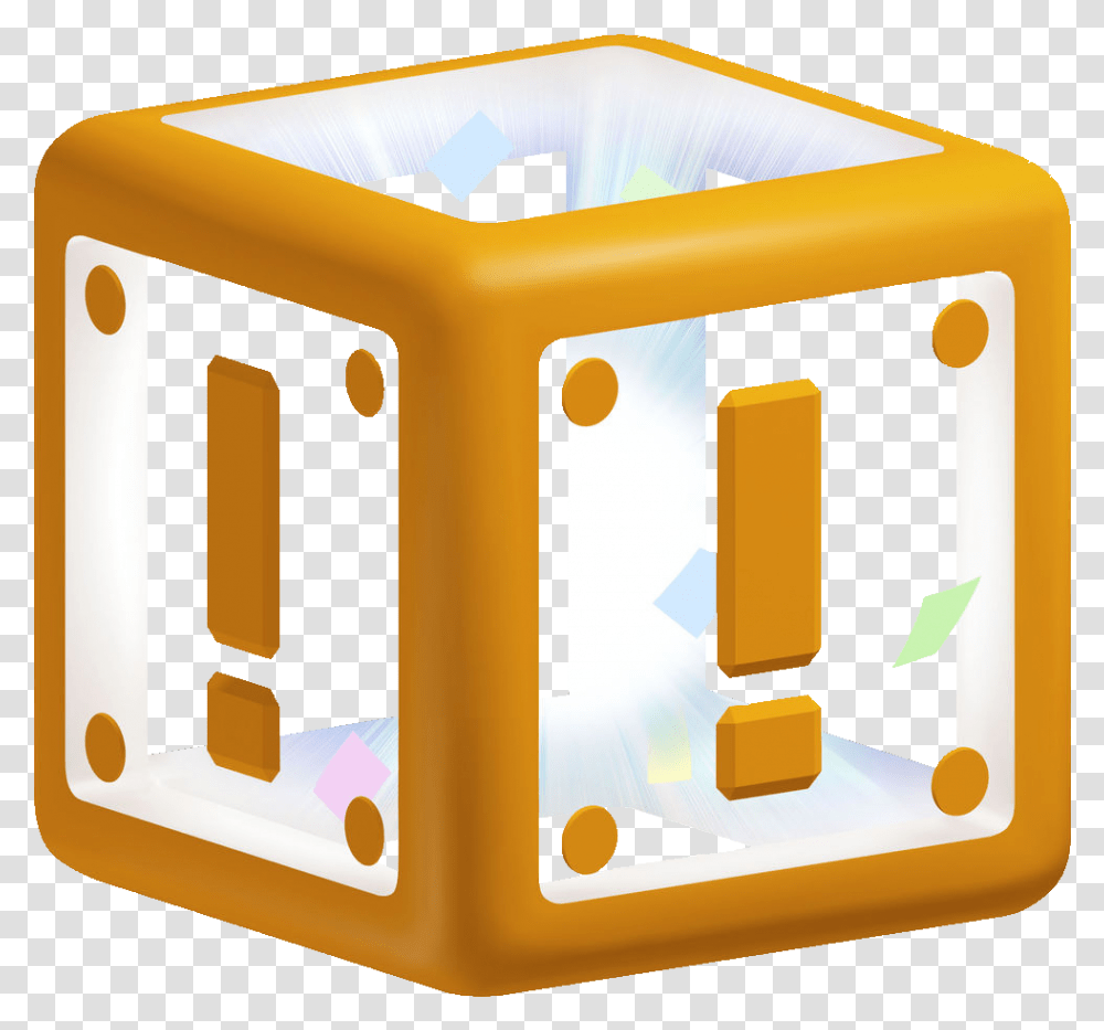 Orange Mystery Box Super Mario 3d World Block, Number, Treasure Transparent Png