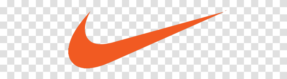Orange Nike Swoosh Logo Orange Nike Logo, Team Sport, Sports, Baseball Bat, Softball Transparent Png