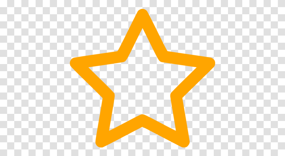 Orange Outline Star Icon Orange Star With Outline, Axe, Tool, Symbol, Star Symbol Transparent Png