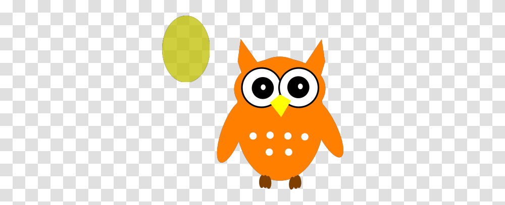 Orange Owl Svg Clip Art For Web Cartoon, Animal, Bird, Pattern, Beak Transparent Png