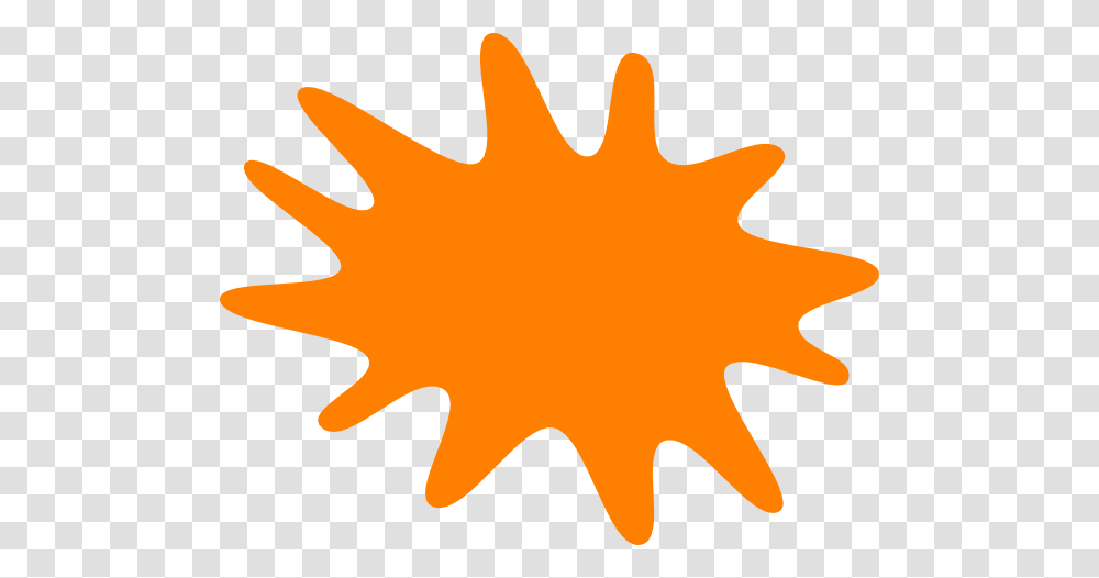 Orange Paint Splat Clip Art, Leaf, Plant, Tree, Maple Transparent Png