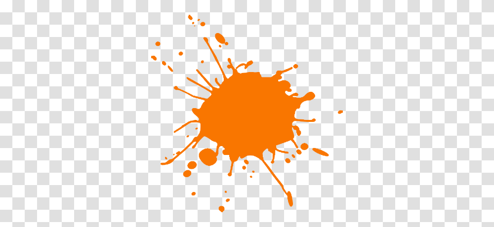 Orange Paint Splat Remixit, Stain, Poster, Advertisement Transparent Png