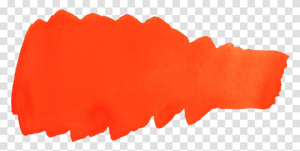 Orange Paint Stroke Orange Paint Stroke, Pillow, Cushion, Hand, Symbol Transparent Png