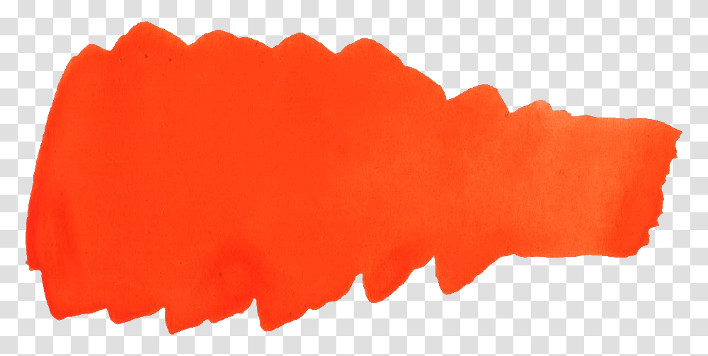Orange Paint Swipe, Pillow, Cushion, Hand Transparent Png