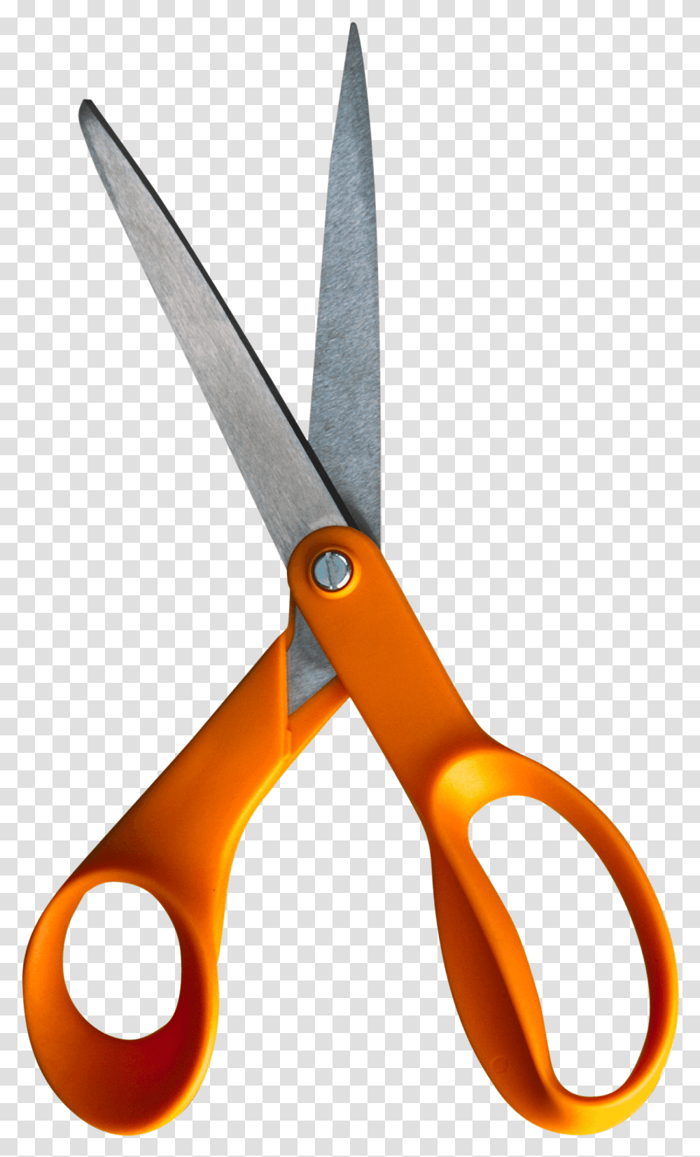 Orange Paper Scissors Stickpng Download Scissors, Blade, Weapon, Weaponry, Shears Transparent Png