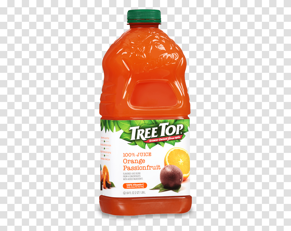 Orange Passionfruit Juice 64oz Tree Top Pineapple Orange Juice, Beverage, Drink, Citrus Fruit, Plant Transparent Png