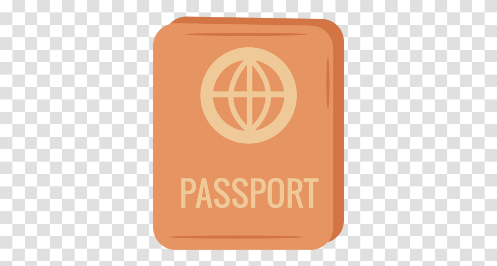 Orange Passport Icon Illustration & Svg Language, Text, Face, Label, Bag Transparent Png