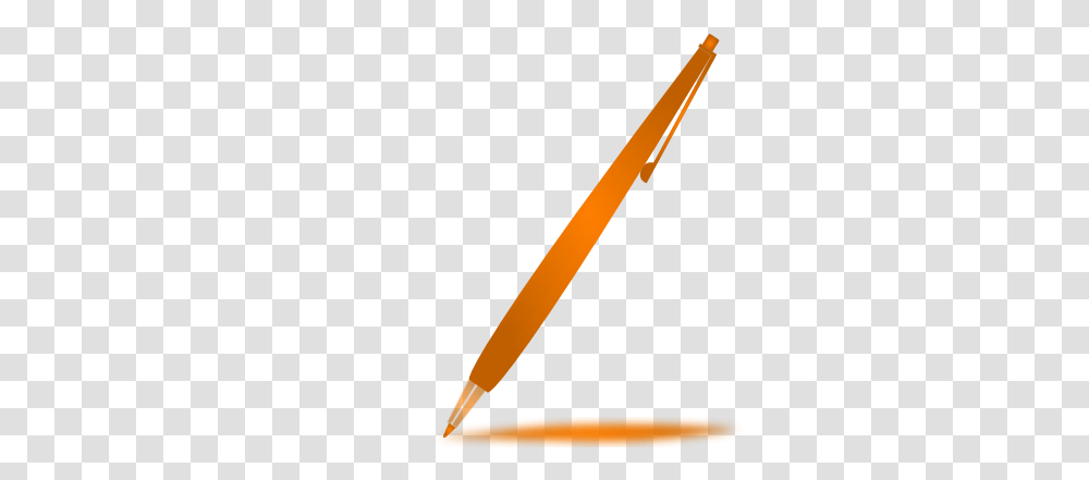 Orange Pencil Clip Art Vector Clip Art Online Orange Pen Clip Art, Team Sport, Sports, Baseball, Softball Transparent Png