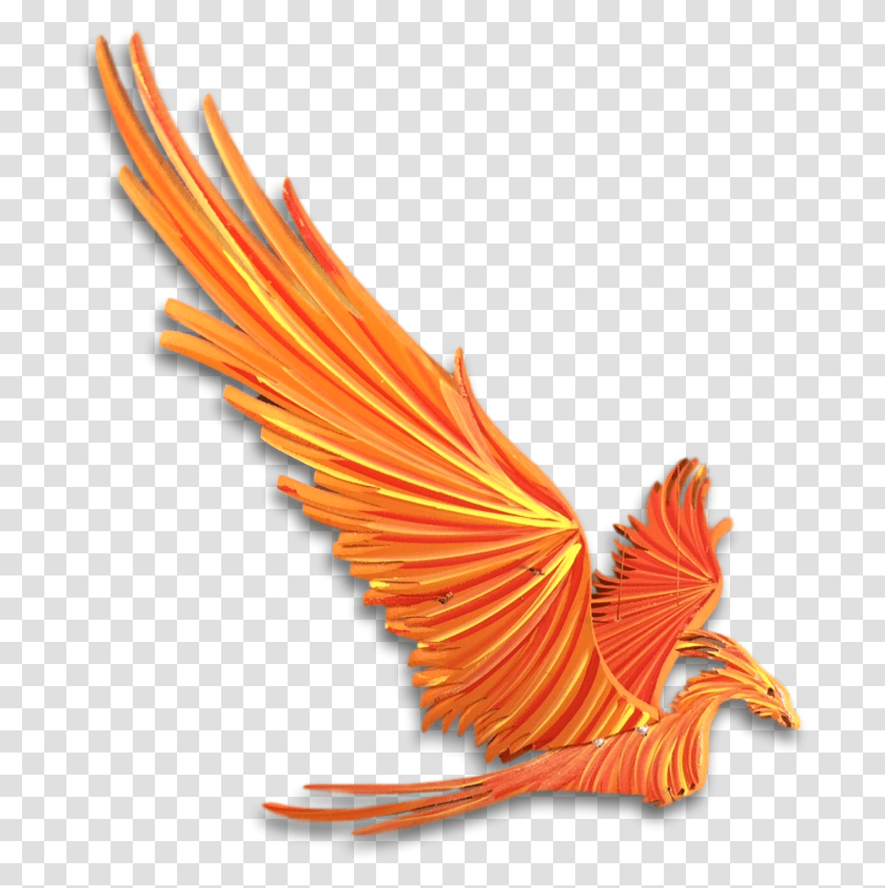 Orange Phoenix Flying Mobile Phoenix Flying, Bird, Animal, Logo Transparent Png