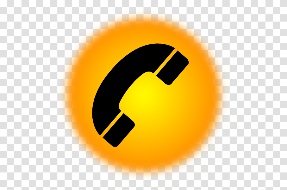 Orange Phone Icon Clip Art Vector Clip Art Background Orange Phone Icon, Security, Key, Text, Symbol Transparent Png