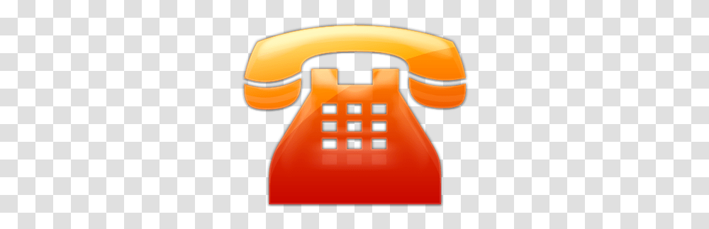 Orange Phone Icon Images Blue Background Telephone Icon, Helmet, Clothing, Apparel, Electronics Transparent Png