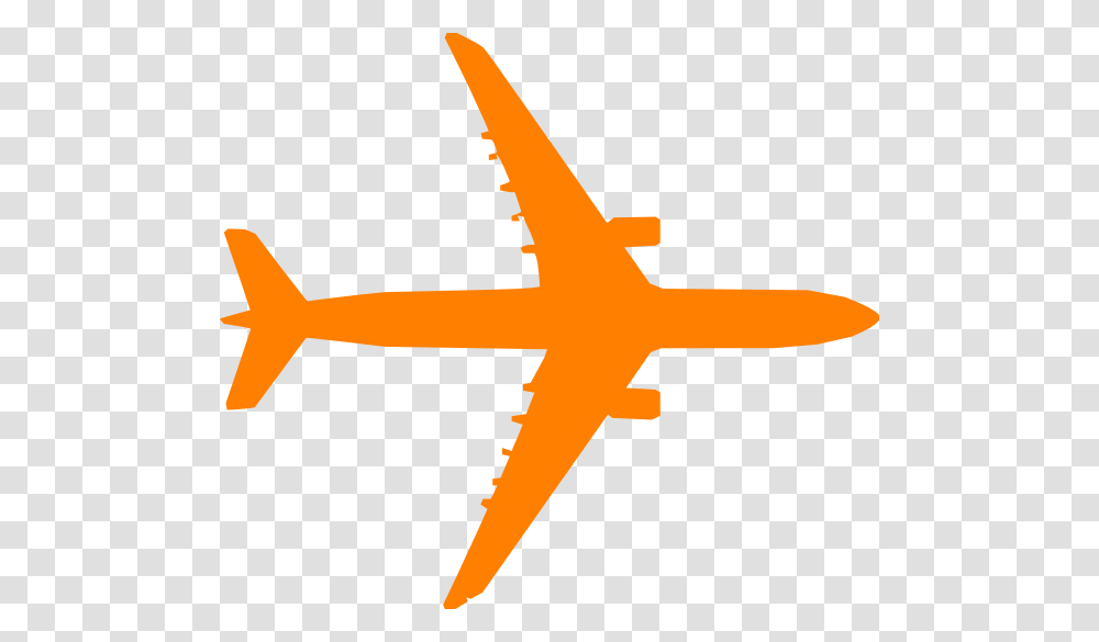 Orange Plane Clip Art, Aircraft, Vehicle, Transportation, Cross Transparent Png
