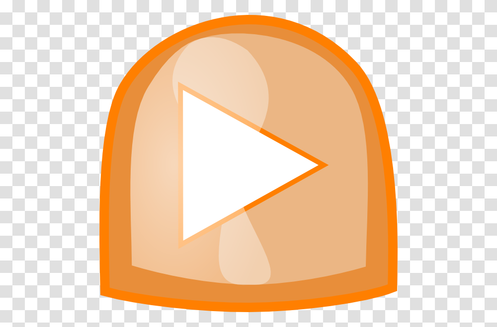 Orange Play Button Clip Arts Download, Triangle, Mailbox, Letterbox, Tape Transparent Png