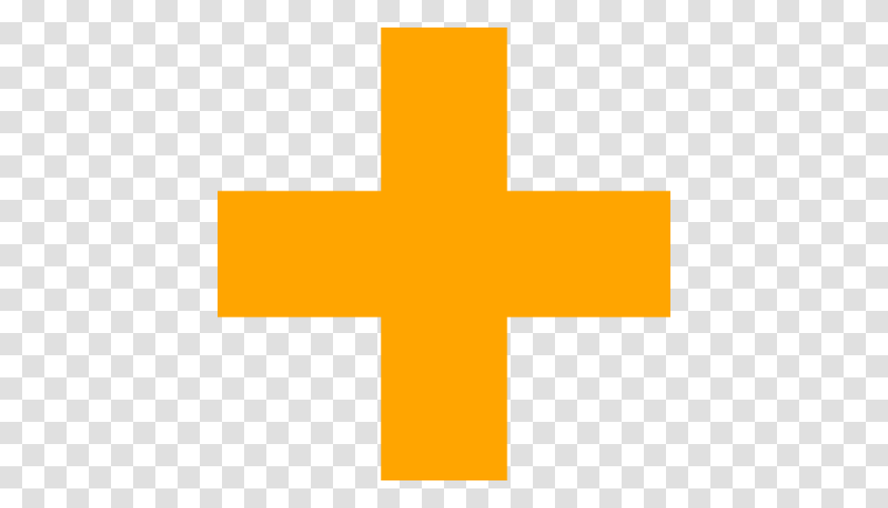 Orange Plus Icon, Logo, Trademark, First Aid Transparent Png