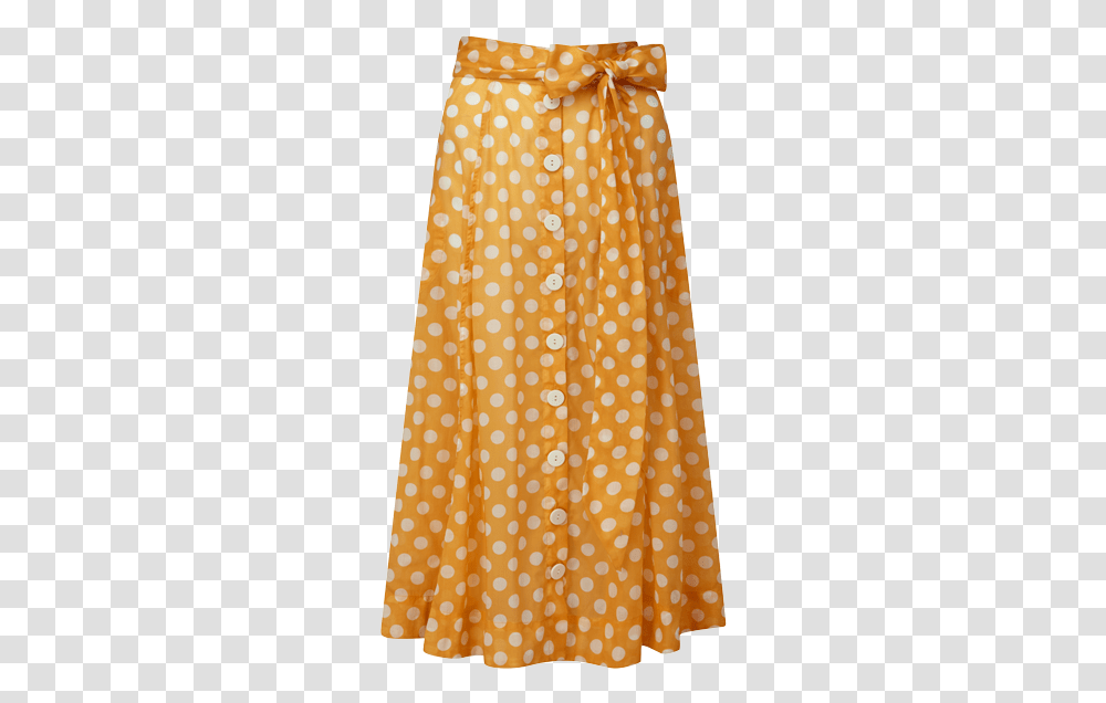 Orange Polka Dot Beach Skirt Polka Dot, Clothing, Apparel, Rug, Texture Transparent Png