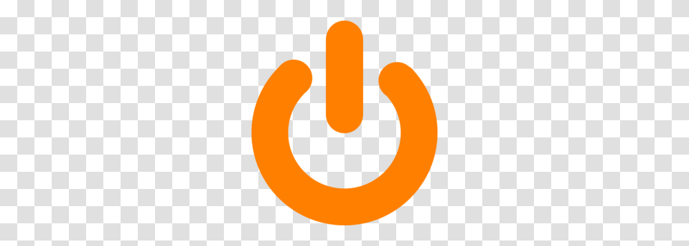 Orange Power Button Clip Art For Web, Alphabet, Ampersand Transparent Png