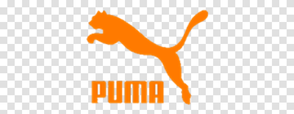 Orange Puma Logo Orange Puma Logo, Animal, Dinosaur, Reptile, Bird Transparent Png