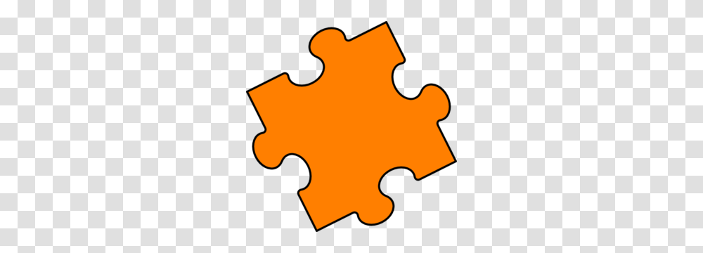 Orange Puzzle Piece Clip Art, Jigsaw Puzzle, Game, Leaf, Plant Transparent Png