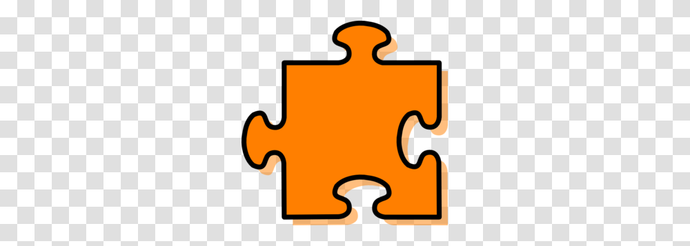 Orange Puzzle Piece Clip Art, Jigsaw Puzzle, Game Transparent Png