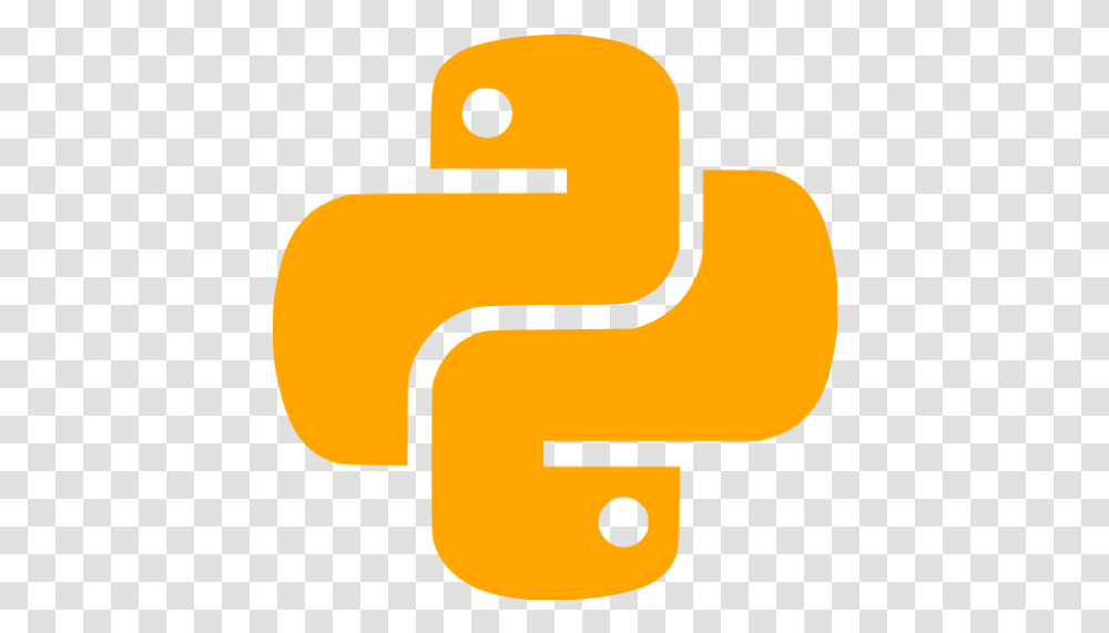 Orange Python Icon Python, Text, Number, Symbol, Alphabet Transparent Png