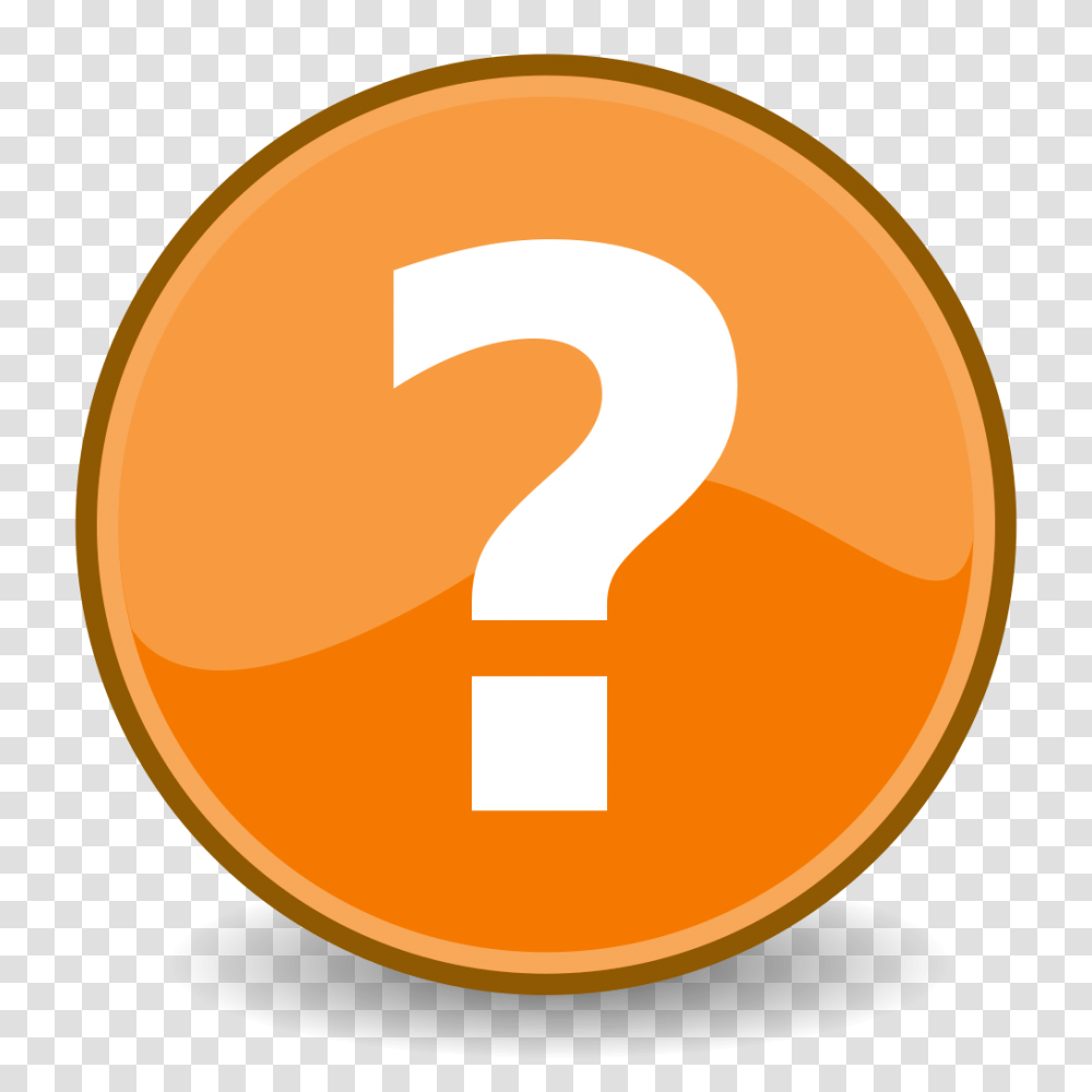 Orange Question Icon Orange Background Question Mark Icon, Number, Symbol, Text, Alphabet Transparent Png