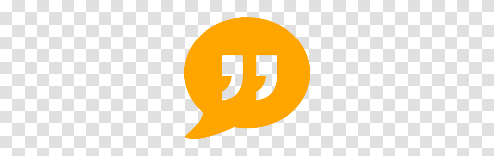 Orange Quote Icon, Plant, Fruit, Food, Logo Transparent Png