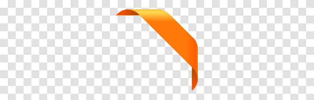 Orange Ribbon Banner Clipart, Lighting Transparent Png