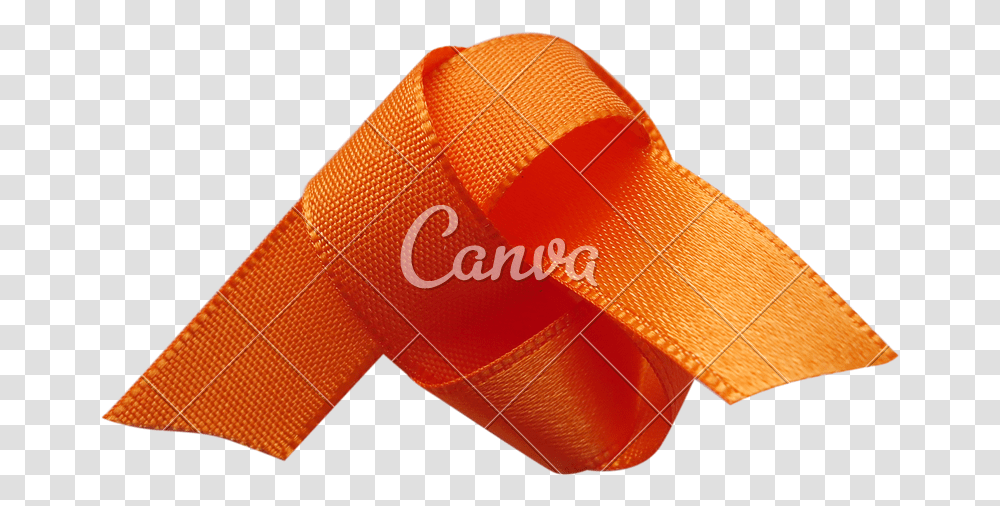 Orange Ribbon Cloth, Strap, Baseball Cap, Hat Transparent Png