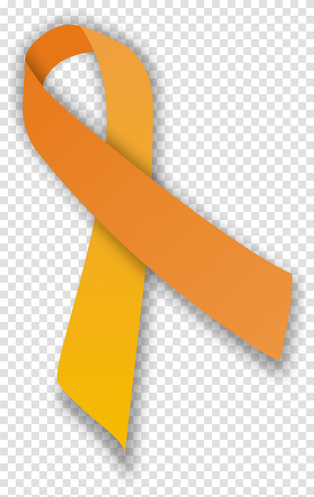 Orange Ribbon Self Harm Awareness Day, Axe, Tool, Sash Transparent Png