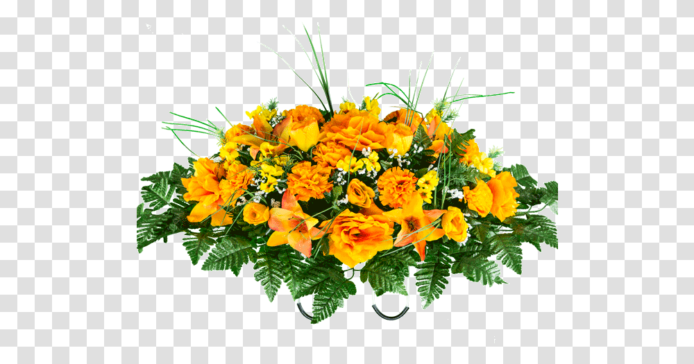 Orange Roses With Lilies And Carnations Orange And Yellow Bouquet Flowers, Plant, Blossom, Flower Arrangement, Flower Bouquet Transparent Png