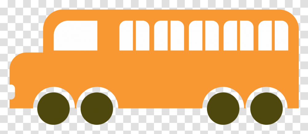 Orange School Bus Clipart Icon Free For Download Print Orange Bus Clipart, Furniture, Transportation, Vehicle, Van Transparent Png