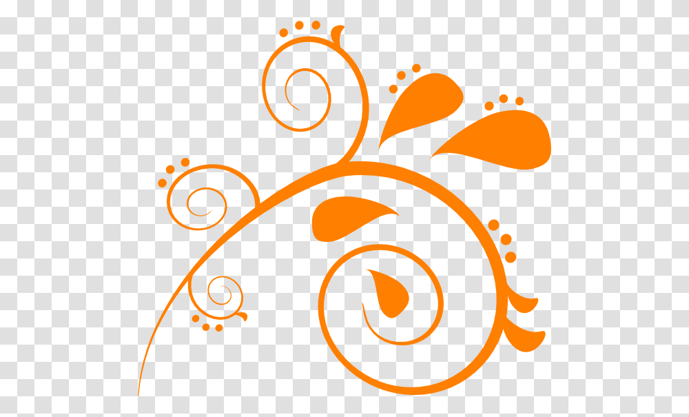 Orange Scroll Clipart, Floral Design, Pattern, Dynamite Transparent Png