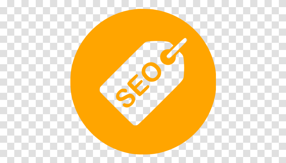 Orange Seo Tag 2 Icon Free Orange Seo Icons Downtime Icon, Label, Text, Symbol, Logo Transparent Png