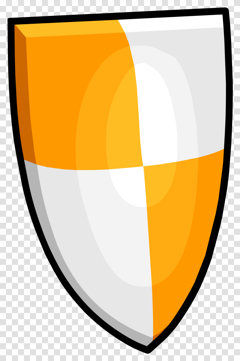 Orange Shield Club Penguin Wiki Fandom Club Penguin Shield, Glass, Ball, Goblet, Vehicle Transparent Png