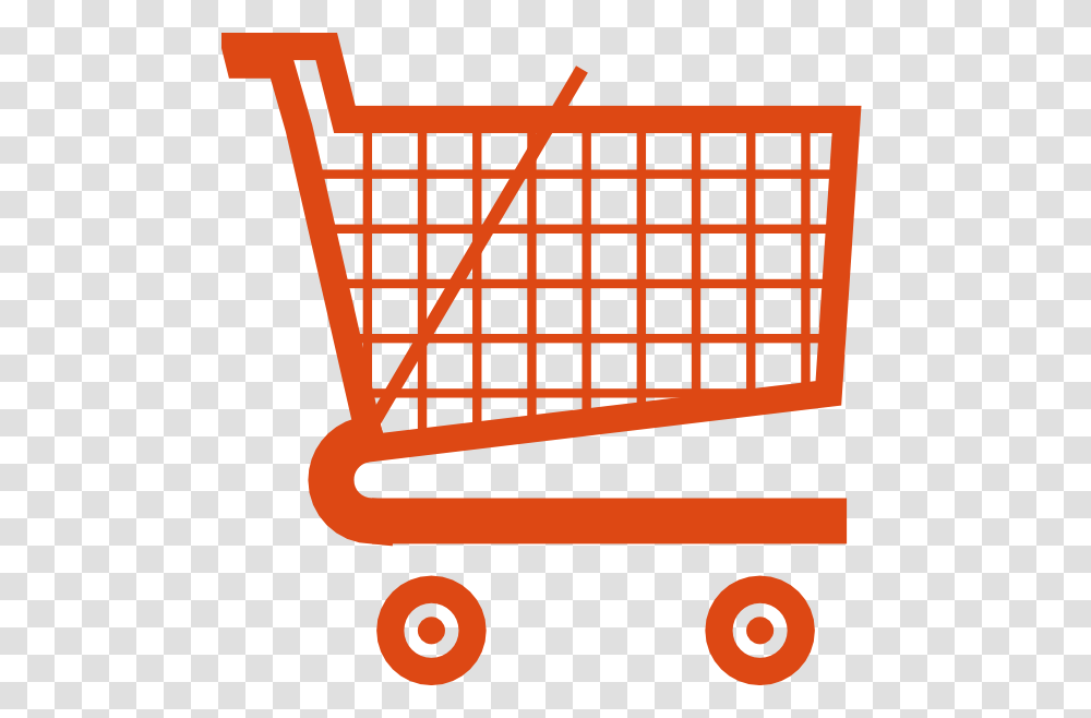 Orange Shopping Cart Clip Art For Web Transparent Png