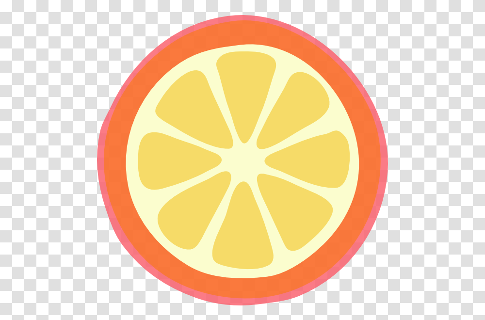Orange Slice Cartoon Clipart Pomelo, Citrus Fruit, Plant, Food, Lemon Transparent Png