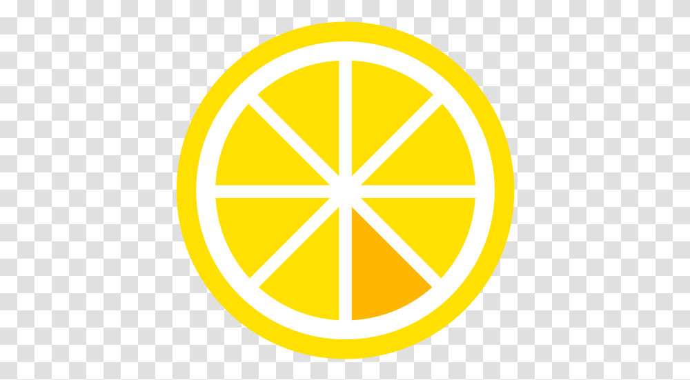 Orange Slice Icon Lemon Cool Chat, Plant, Citrus Fruit, Food, Symbol Transparent Png
