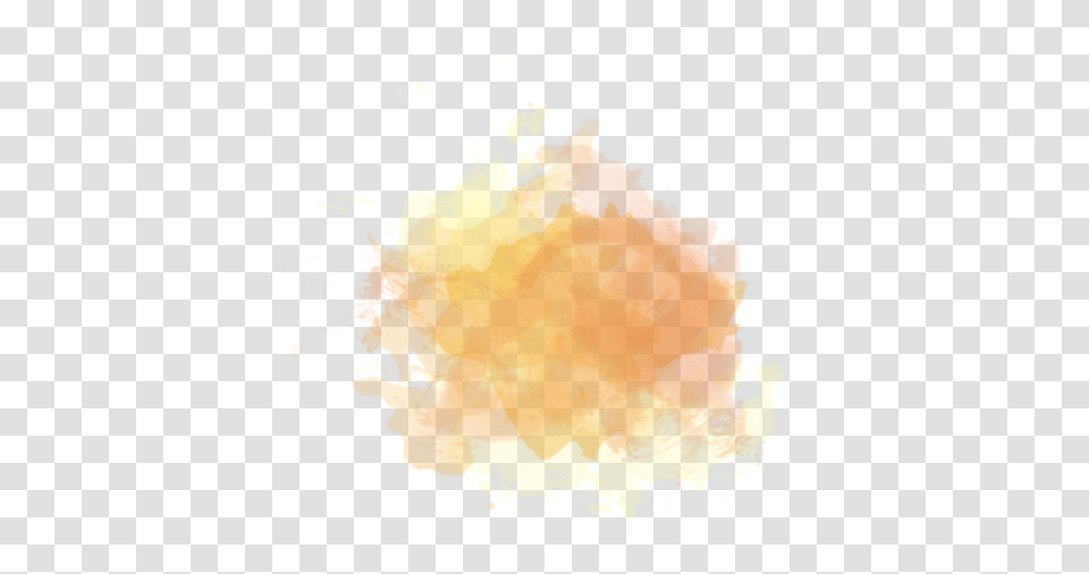 Orange Smoke Full Size Download Seekpng Manchas De Acuarela Beige, Fire, Graphics, Art, Flame Transparent Png