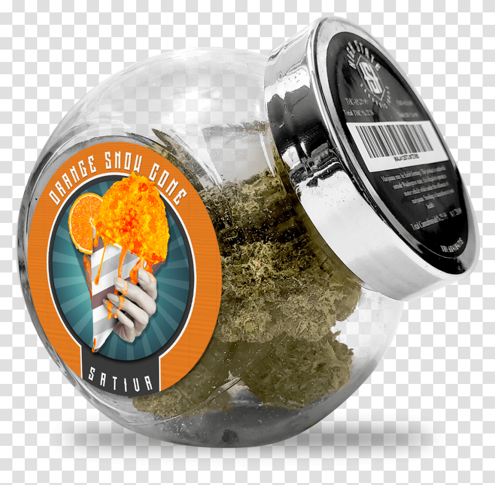 Orange Snow Cone - High State Cannabis, Light, Headlight, Sphere, Steamer Transparent Png